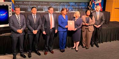 Acuerdo aeroespacial entre Colombia y la NASA para participar del Proyecto Artemisa